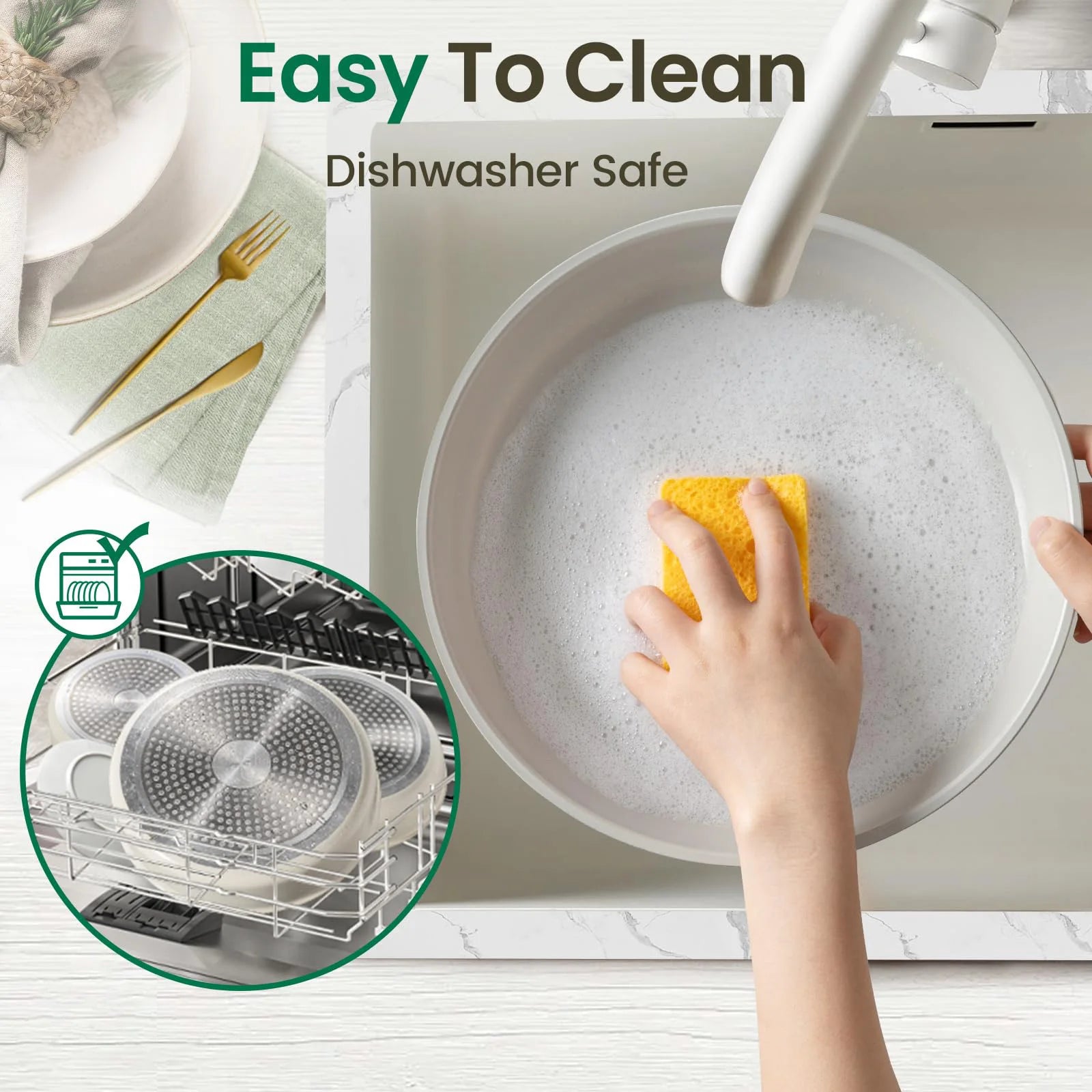 CeramiFlex™ 17-Pc Detachable Cookware Set