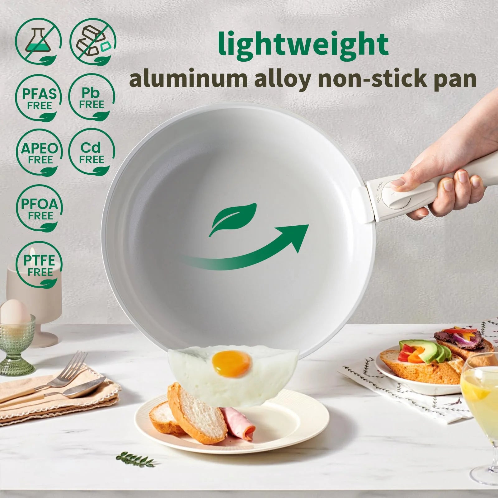 CeramiFlex™ 17-Pc Detachable Cookware Set