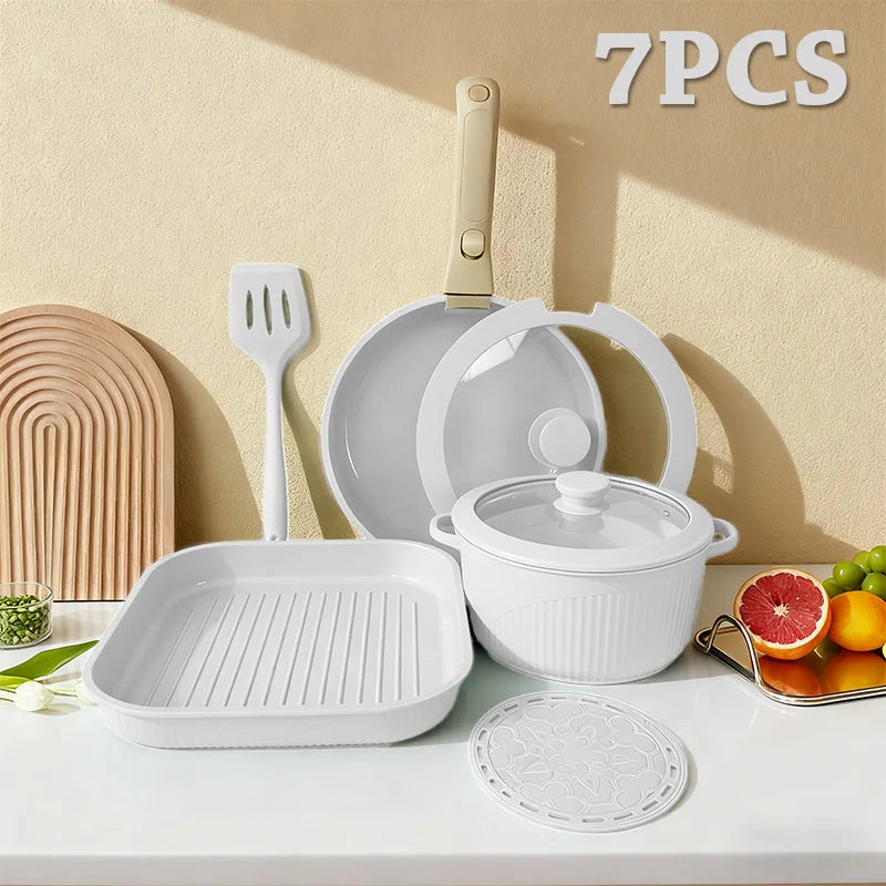 CeramiFlex™ 17-Pc Detachable Cookware Set